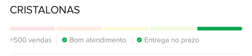 Reputação Mercado Livre